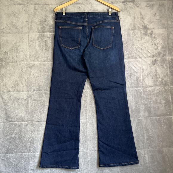 Gap 1969 Jeans Womens 30R Long & Lean Denim Trousers Blue Bootcut Casual Cowgirl - Picture 2 of 14